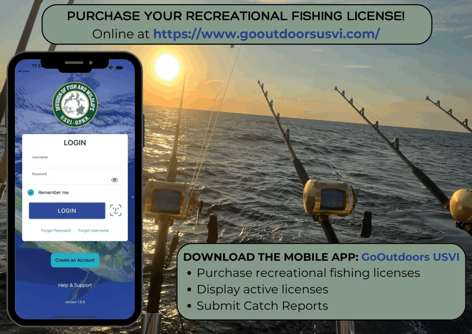 DPNR LAUNCHES NEW ONLINE RECREATIONAL FISHING LICENSE SYSTEM FOR THE dpnr-launches-new-online-recreational-fishing-license-system-for-the